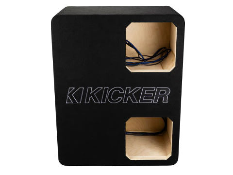 Kicker Dual Unloaded Enclosure for SoloX Subwoofers
