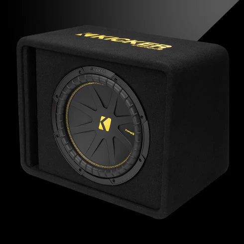 Kicker 12" 2 Ohm CompC Subwoofer Enclosure