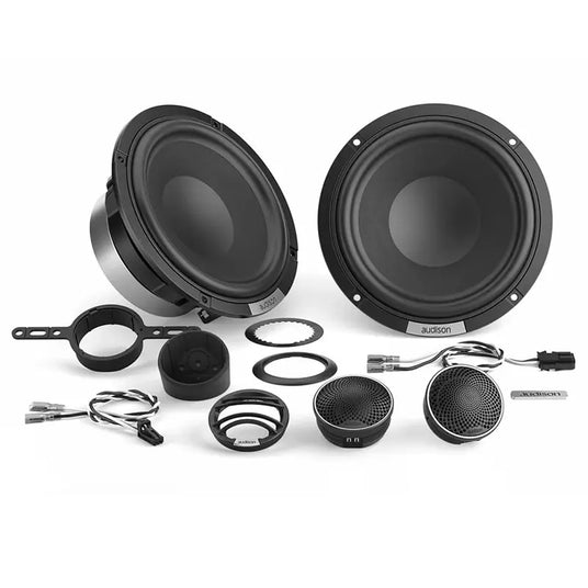Audison Voce AVK 6A P II 16,5cm Komponentensystem mit zwei Tieftönern, Hochtönern und Montagezubehör