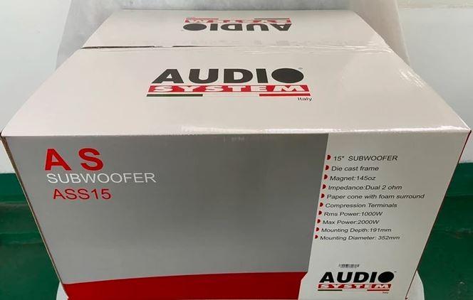 Audio System ASS 15" (38cm) D2 - Basshead Store