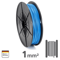 1 mm² remote cable blue