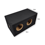 2x 6.5" (16.5cm) caisson bass-reflex