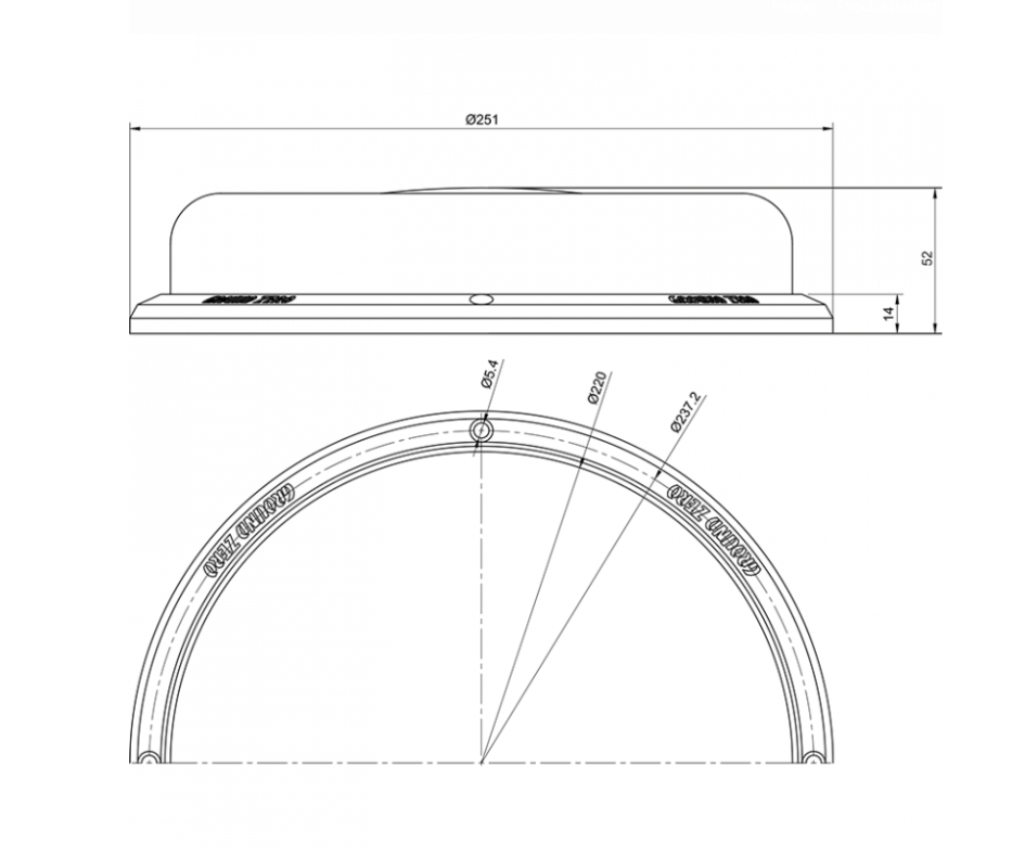8" (20cm) GZ GRILL 8U