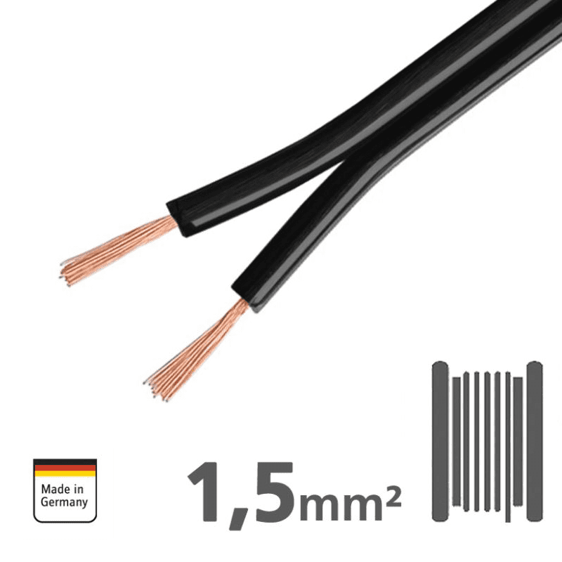 1.5mm² Lautsprecherkabel OFC