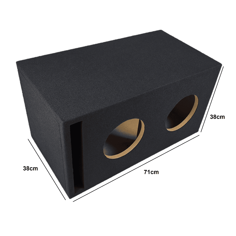 2x 8" (20cm) bass reflex enclosure