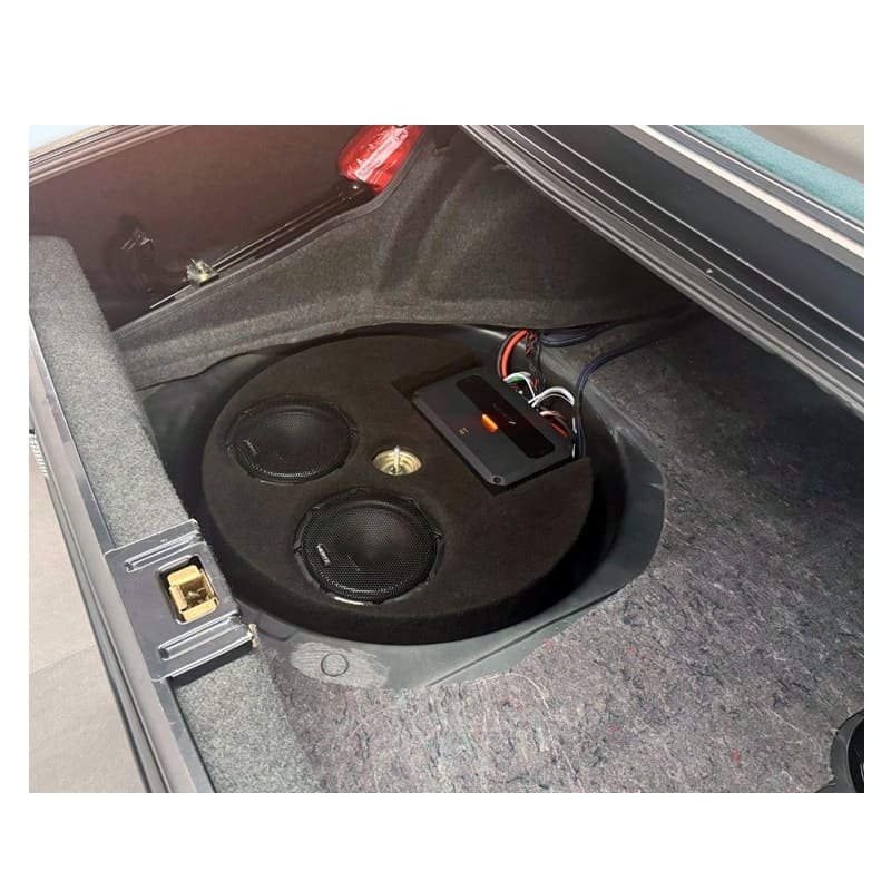 2x 8" Radmulden-Gehäuse