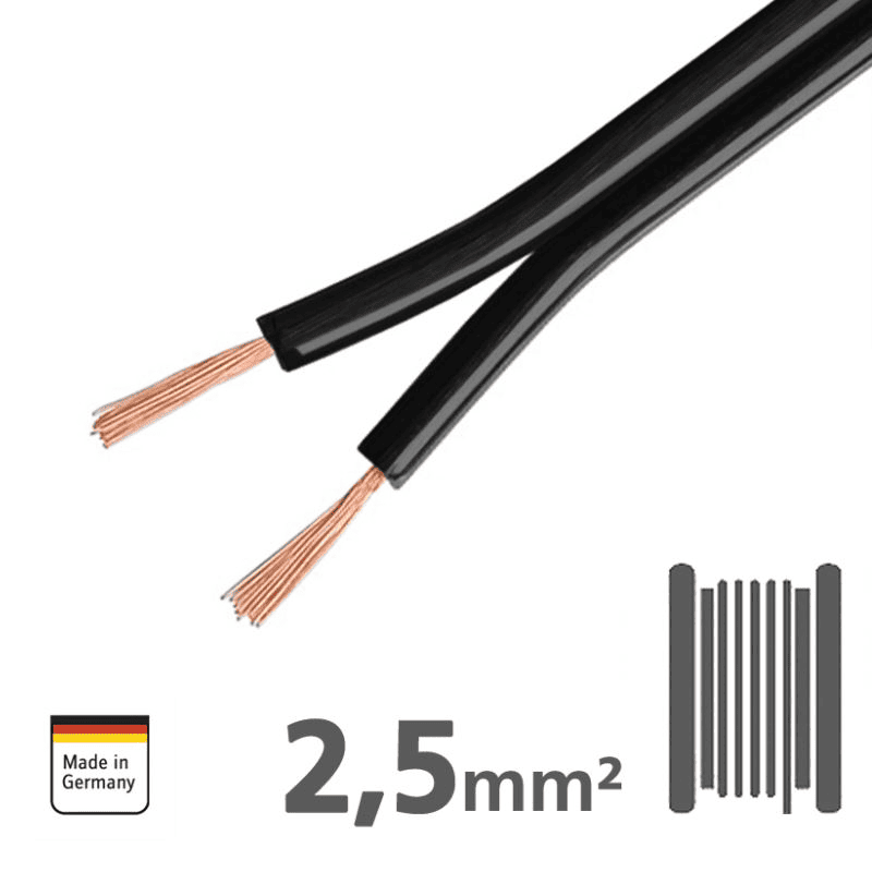 2.5mm² Lautsprecherkabel OFC