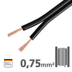 0.75mm² loudspeaker cable OFC