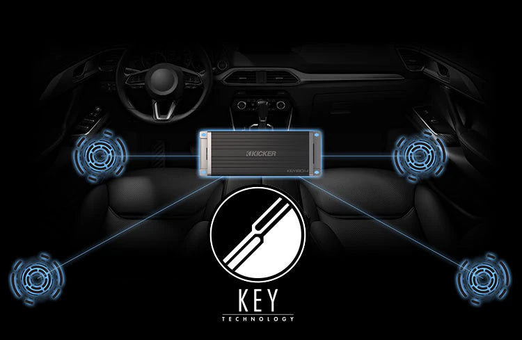 Kicker KICKER | Key 200.4 Smart Amplifier