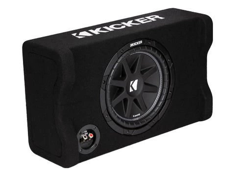 Kicker Down-Firing Loaded Sub Box - Comp 10-inch 4 Ohm