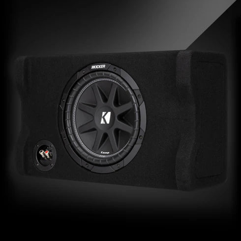 Kicker Down-Firing Loaded Sub Box - Comp 10-inch 4 Ohm