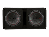 Kicker 2021 Dual 12" CompR Loaded Subwoofer Box