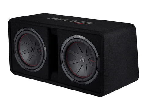 Kicker 2021 Dual 12" CompR Loaded Subwoofer Box