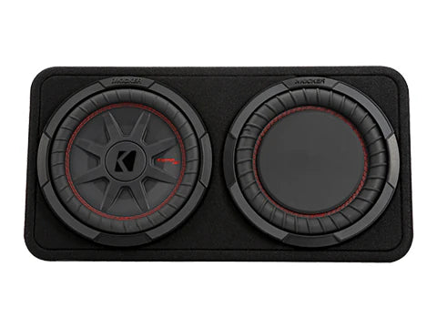 Kicker 10" 2 Ohm CompRT Loaded Subwoofer Box