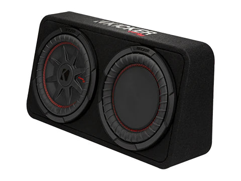 Kicker 10" 2 Ohm CompRT Loaded Subwoofer Box