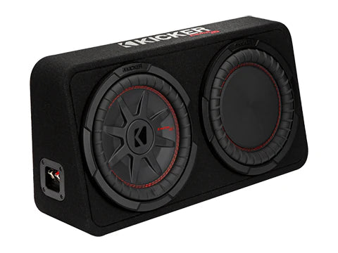 Kicker 10" 2 Ohm CompRT Loaded Subwoofer Box