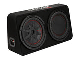 Kicker 10" 2 Ohm CompRT Loaded Subwoofer Box