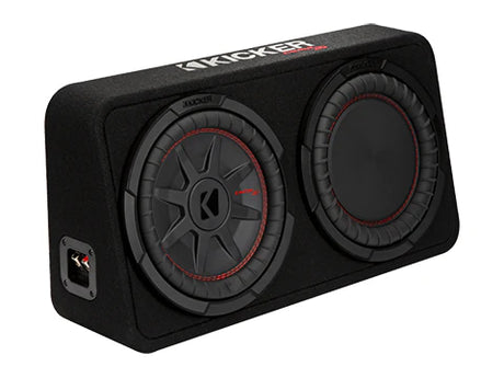 Kicker 10" 2 Ohm CompRT Loaded Subwoofer Box
