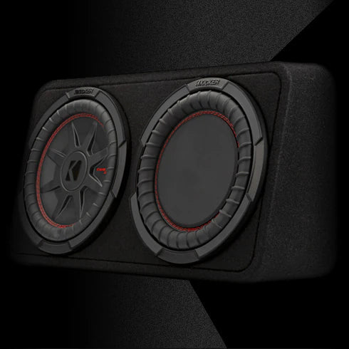 Kicker 10" 2 Ohm CompRT Loaded Subwoofer Box