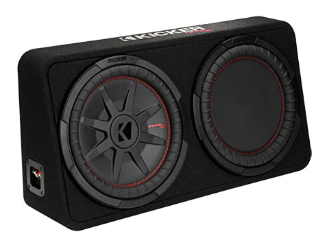 Kicker 12" 2 Ohm CompRT Loaded Subwoofer Box