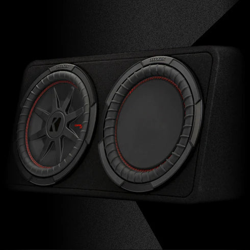 Kicker 12" 2 Ohm CompRT Loaded Subwoofer Box