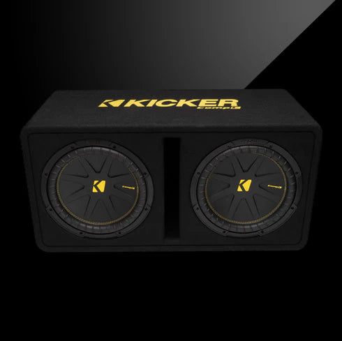 Kicker 12" Dual CompC Subwoofer Enclosure