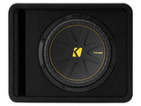 Kicker 12" 4 Ohm CompC Subwoofer Enclosure