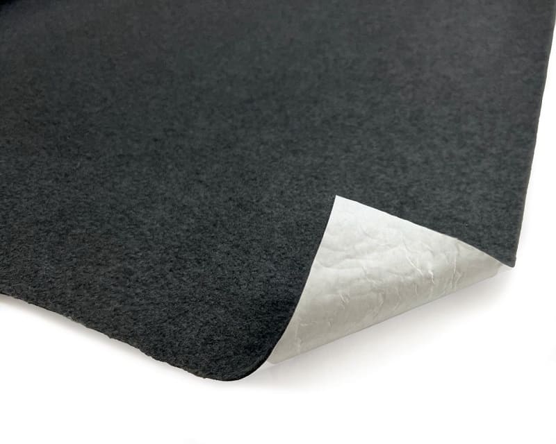 Tissu pour siège auto-adhésif largeur 140 cm - gris foncé