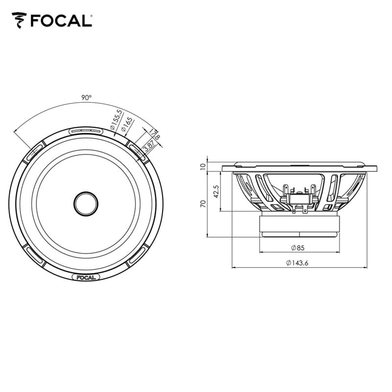 Focal SLATEFIBER série PS165SF