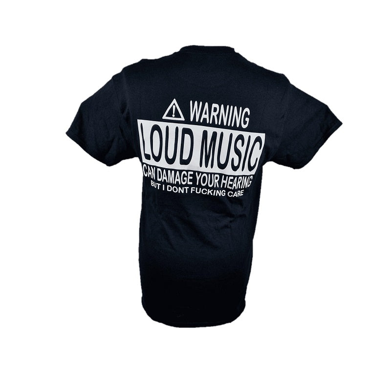 T-shirt Warning Loud Music
