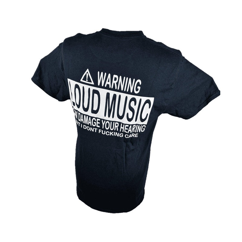 T-shirt Warning Loud Music