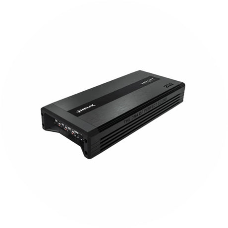 Helix Amplify 206 DSP Verstärker in Schwarz mit Anschlüssen