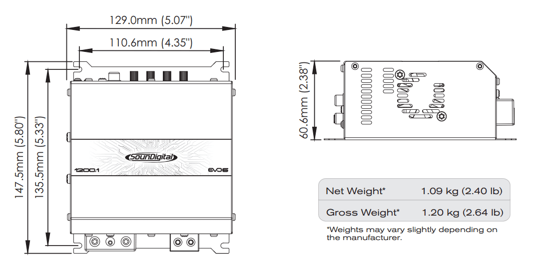 SounDigital 1200.1 Evo 5.0