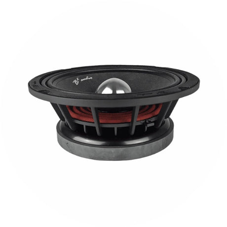 B2 Audio Lautsprecher mit rotem Schwingspulenträger und Metallkalotte