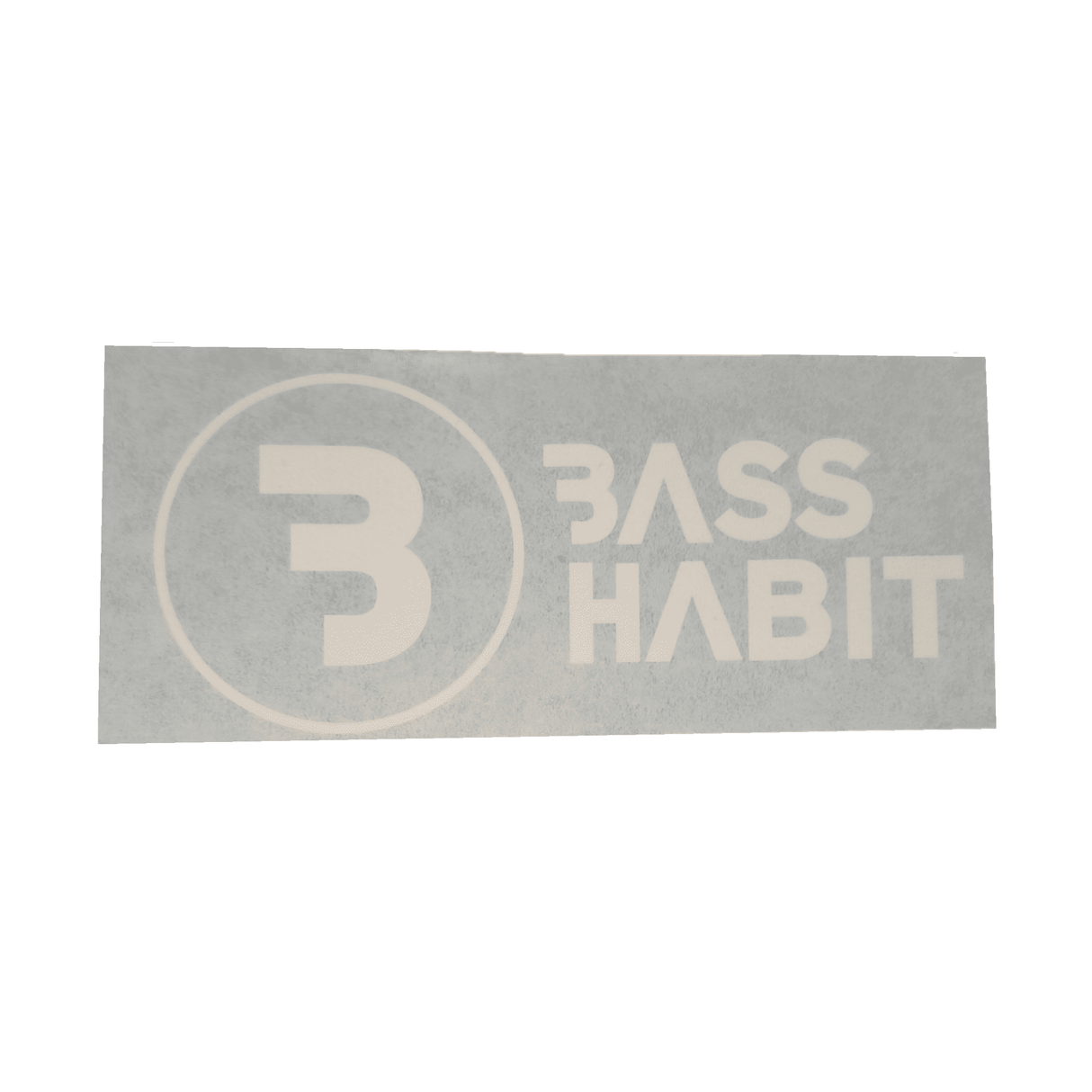 Bass Habit Sticker 14 x 6.5cm
