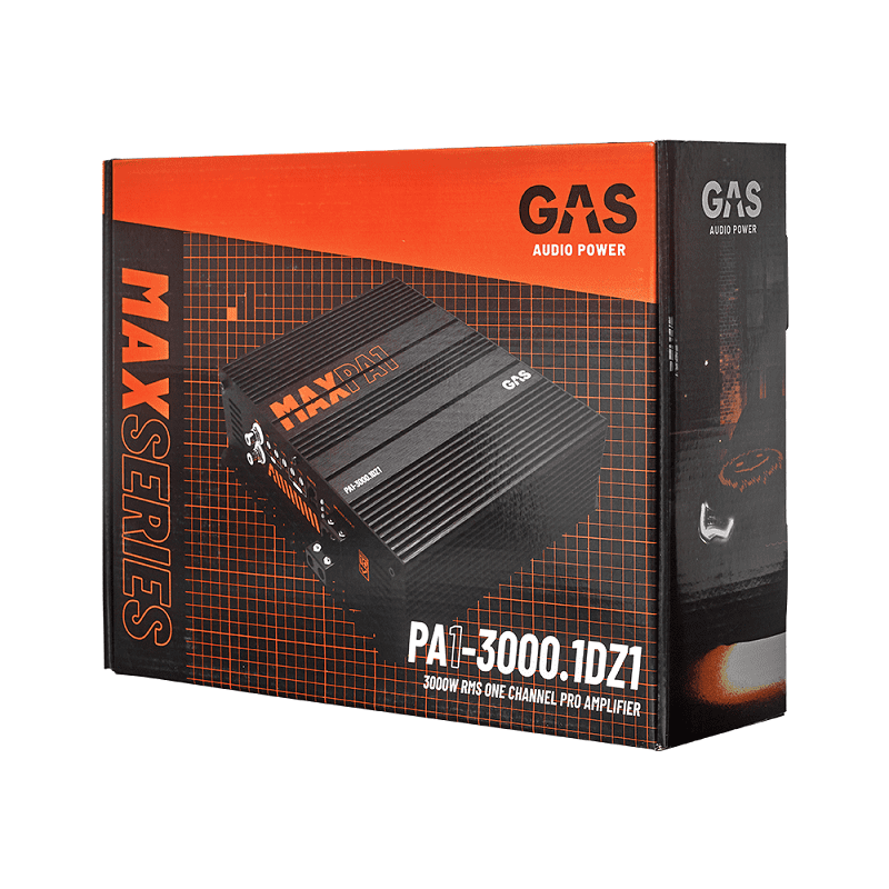GAS Audio MAX PA1-3000.1DZ1/Z2