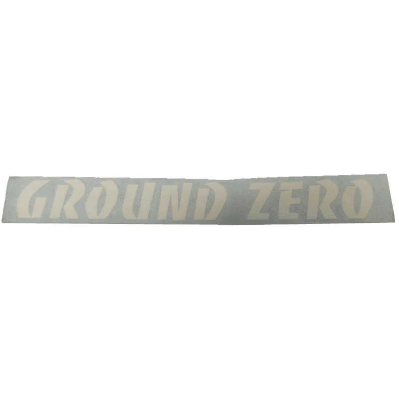 Ground Zero Audio Car Hifi Sticker - 15 x 2cm