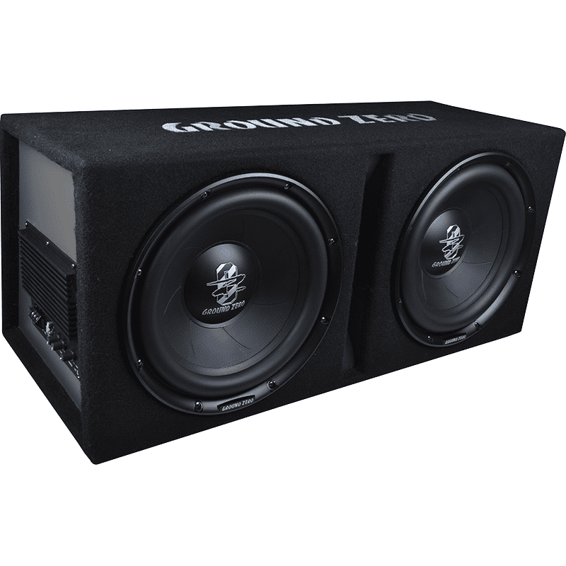 Ground Zero GZIB 2 30BR ACT Double 30cm Active Cabinet Subwoofer MT Ground Zero GZIB 2 30BR ACT Double 30cm Active Cabinet Subwoofer MT