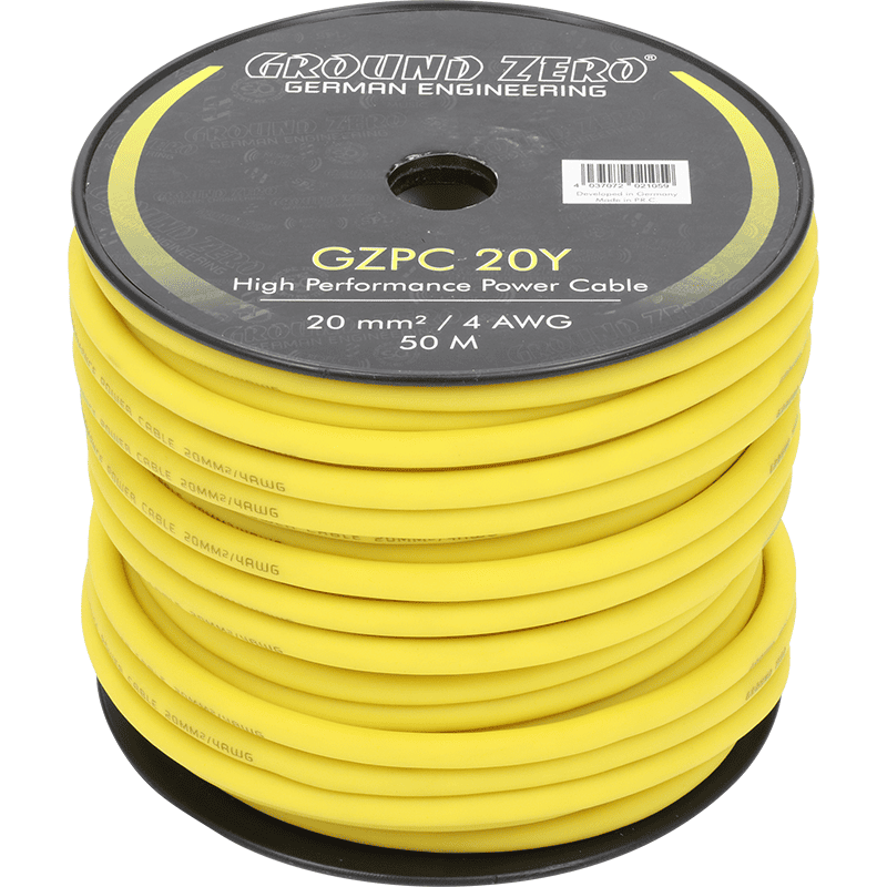 20mm² power cable yellow CCA