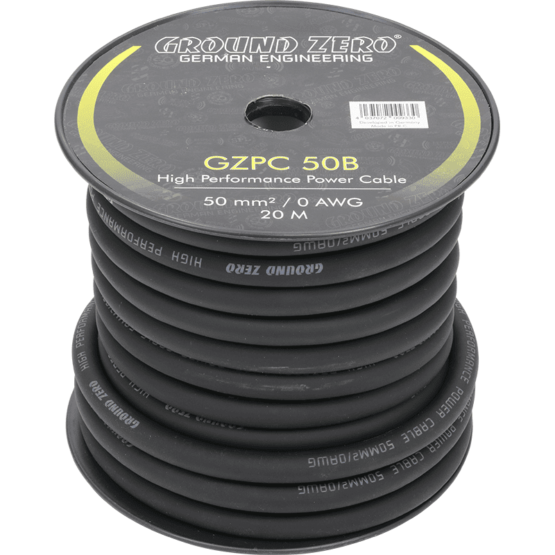 Cavo Batteria 200cm Da 50mm² In Rame Puro Con Terminali Ad Anello M8, Sezione Flessibile Made In Germany