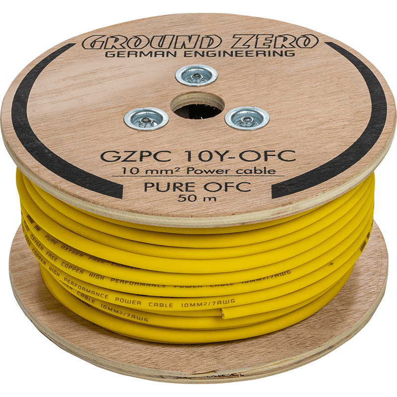 10mm² OFC power cable yellow