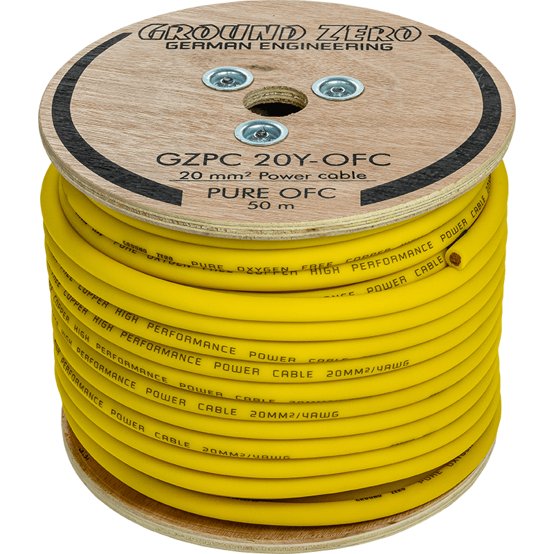 20mm² OFC power cable yellow