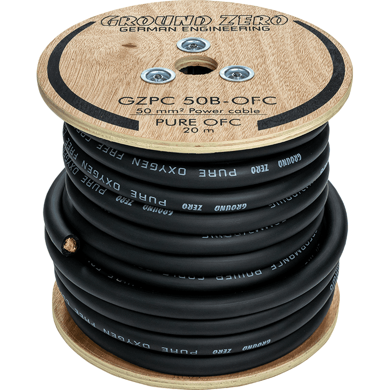50mm² OFC power cable black