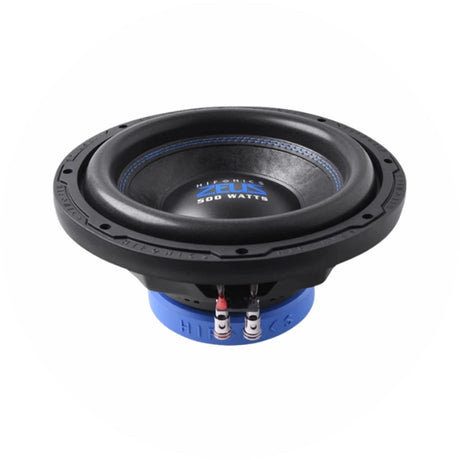 Hifonics Zeus Subwoofer mit blauer Sicke, 500 Watt, Ansicht von oben