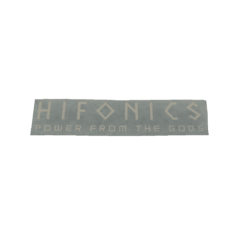 Adesivo HiFonics 14,5 x 3,5 cm