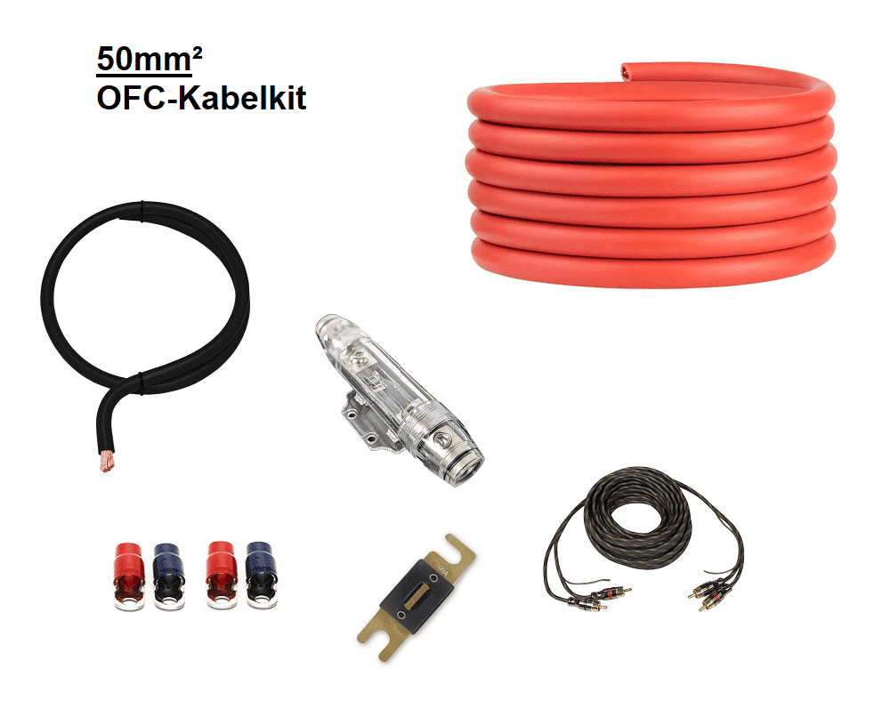 Kit de câbles OFC 50mm² Basic
