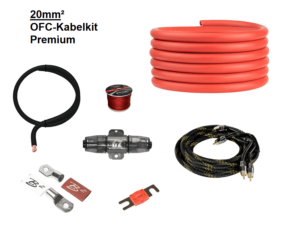 20mm² OFC-Kabelkit Premium