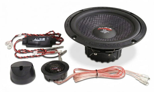 Audio System M165 EVO3 2-Wege-Lautsprecher-System mit Tief-Mitteltöner, Hochtöner und Frequenzweiche
