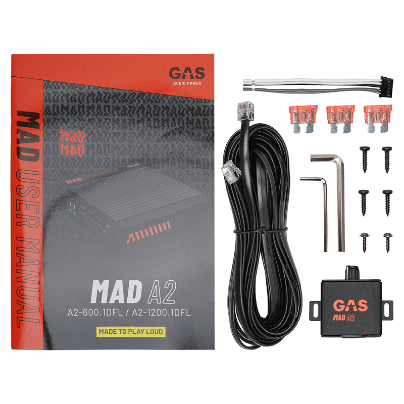 GAS Audio MAD A2-600.1DFL