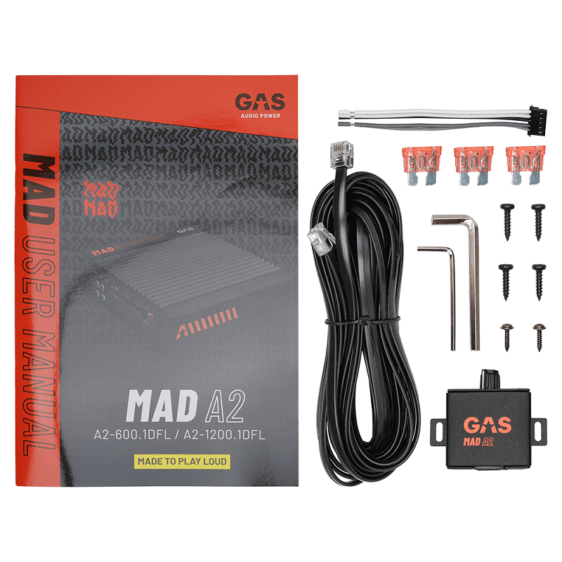 GAS Audio MAD A2-1200.1DFL